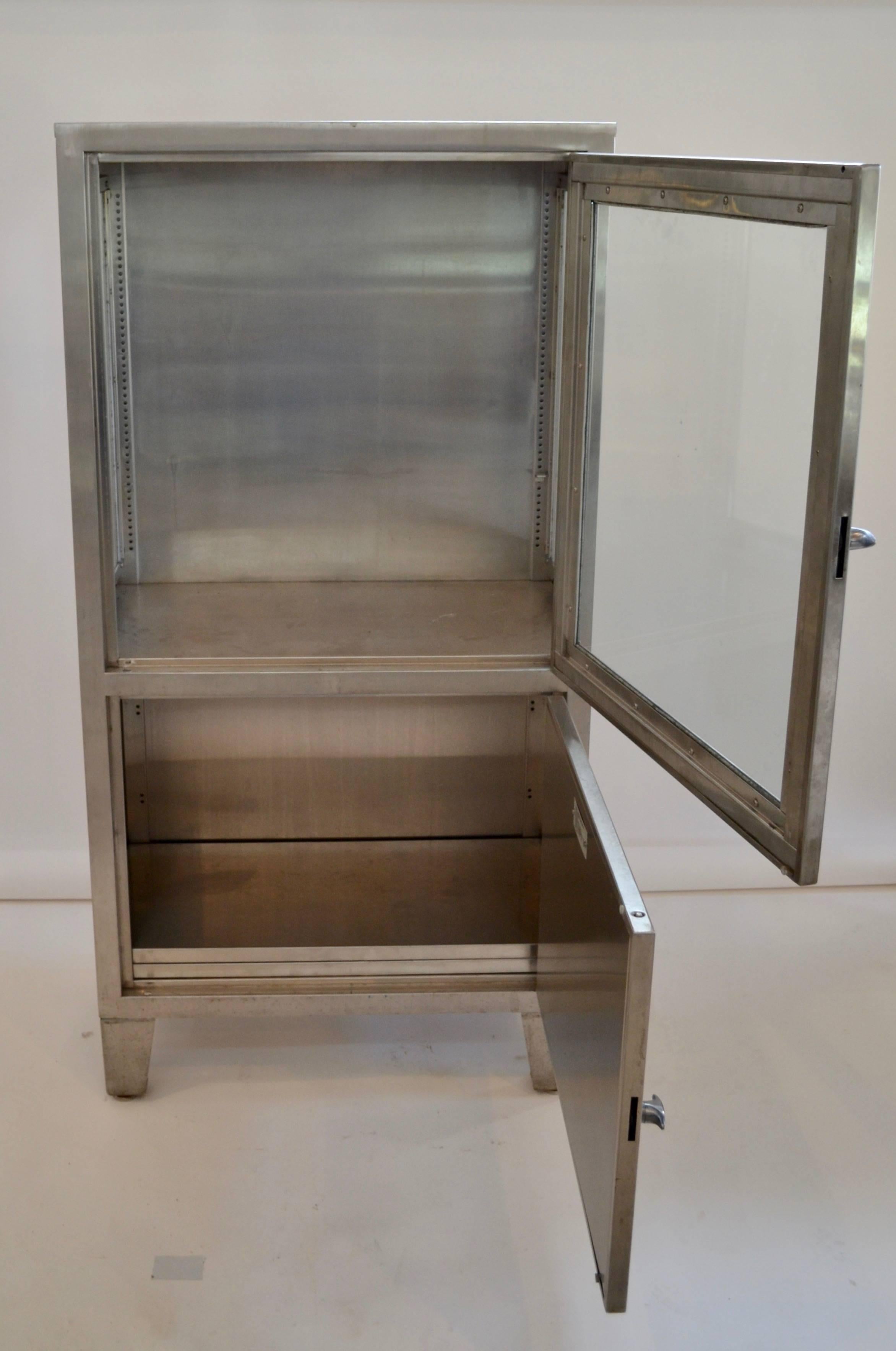 stainless medical cabinet