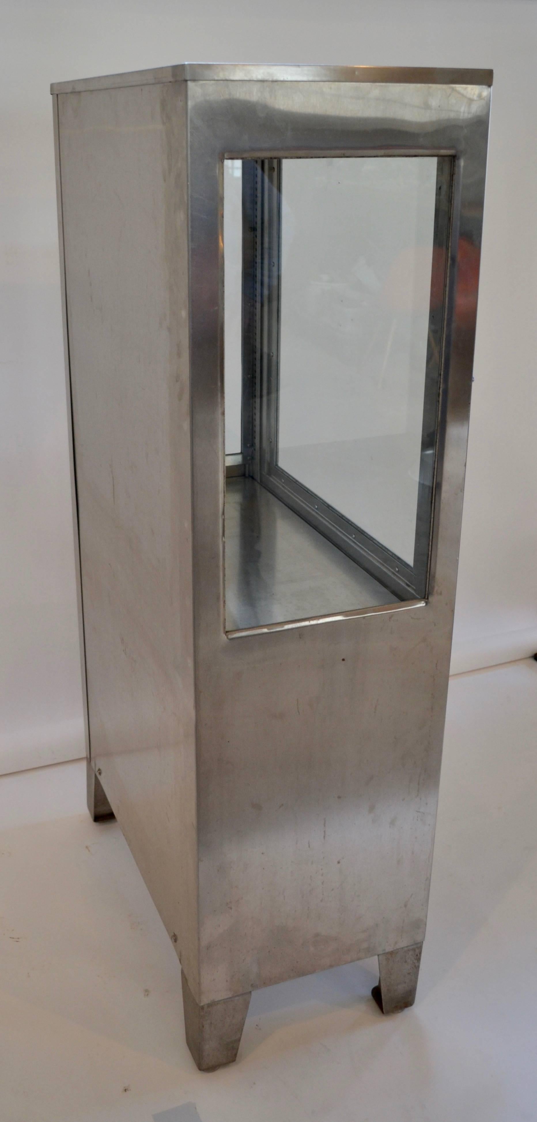 American Stainless Steel Medical Cabinet
