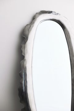 Stainless Steel Mirror, Amorphous/Sculptural Edge Design