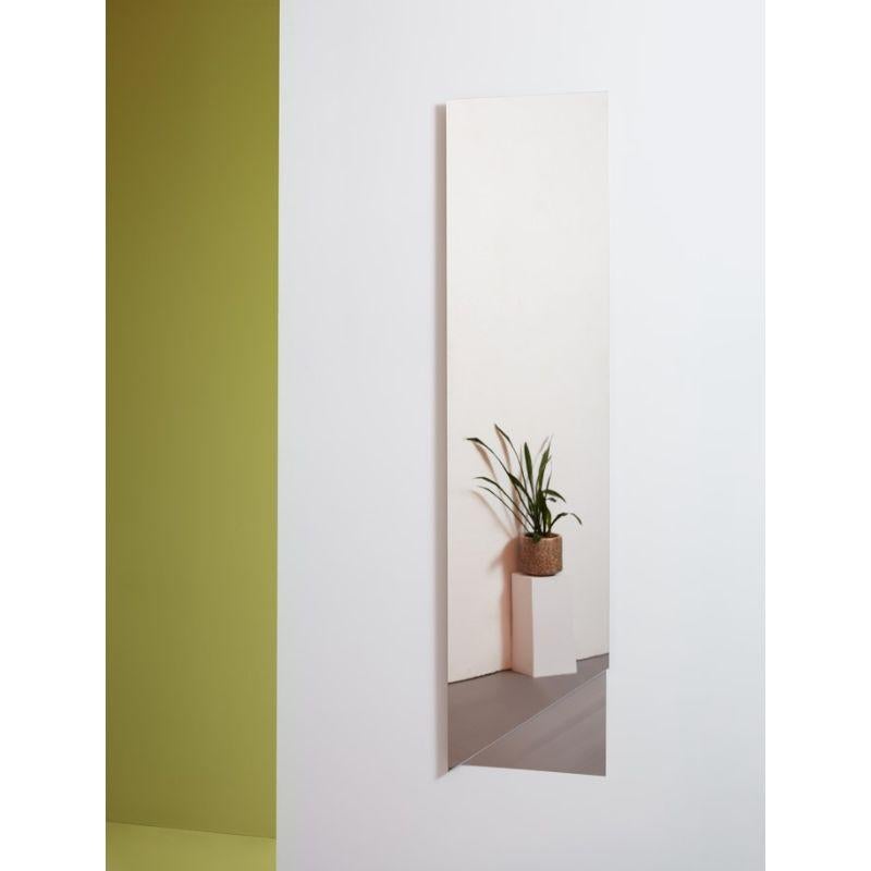 Contemporary Stainless Steel Mirror, Long by Theodora Alfredsdottir For Sale