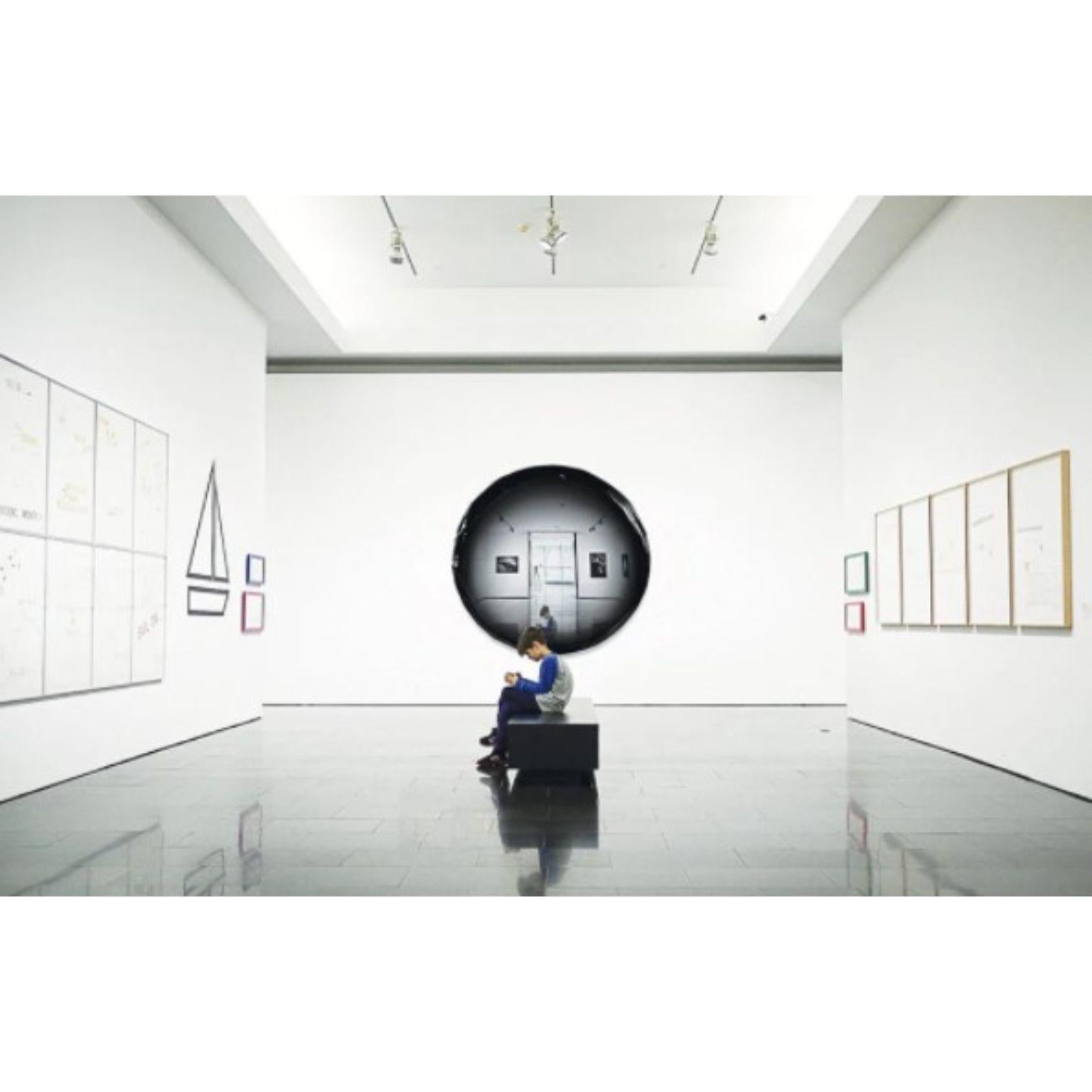 Contemporary Stainless Steel Oko 95 Sculptural Wall Mirror by Zieta