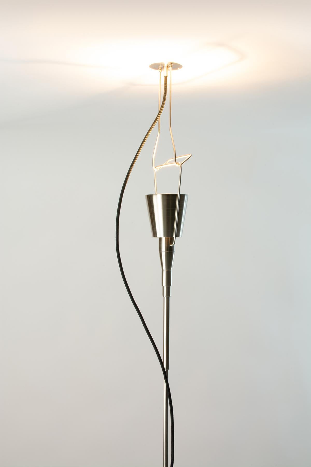Industrial steel pendant lamp with suspension option In New Condition For Sale In KRAKÓW, PL