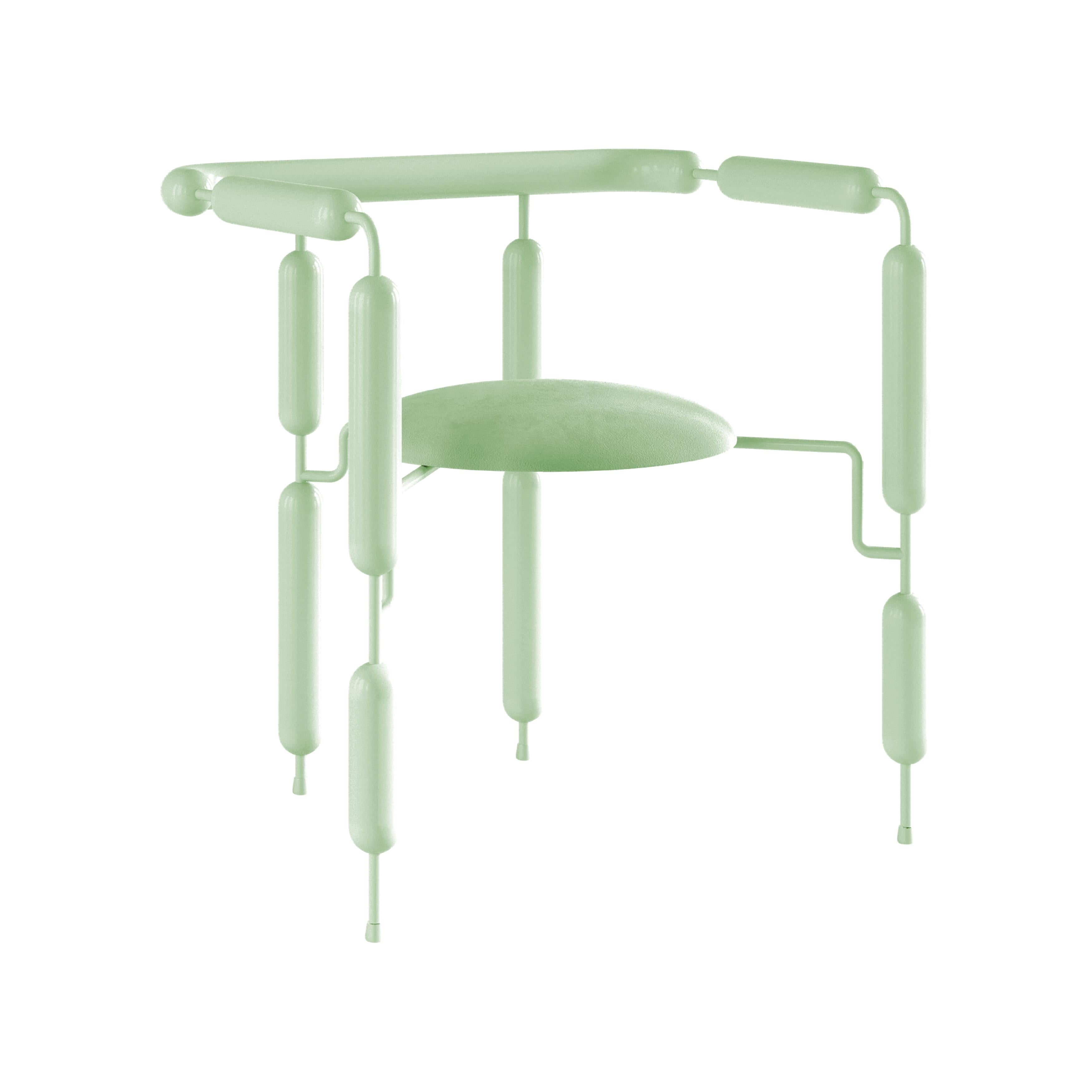Sillón Caniche de acero inoxidable by  Mati Sipiora en venta 9