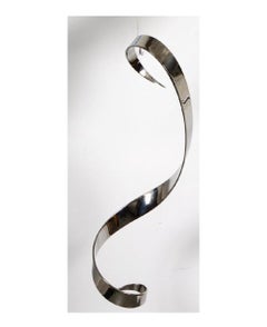 Scultura "Nastro" in acciaio inossidabile di A. David Hershler