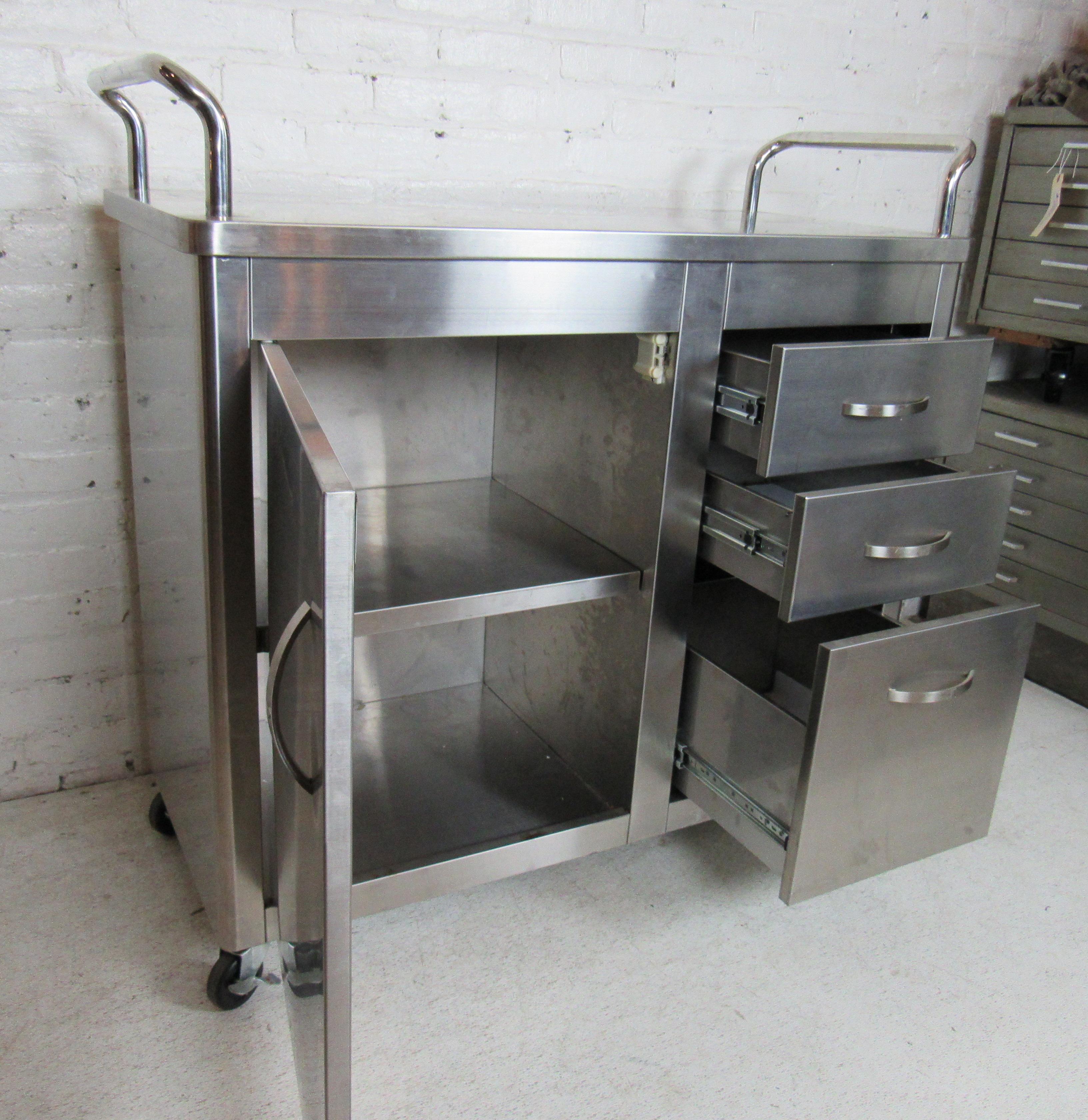 Stainless Steel Rolling Cart 2