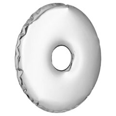 Espejo de pared Rondo 75 de acero inoxidable by Zieta