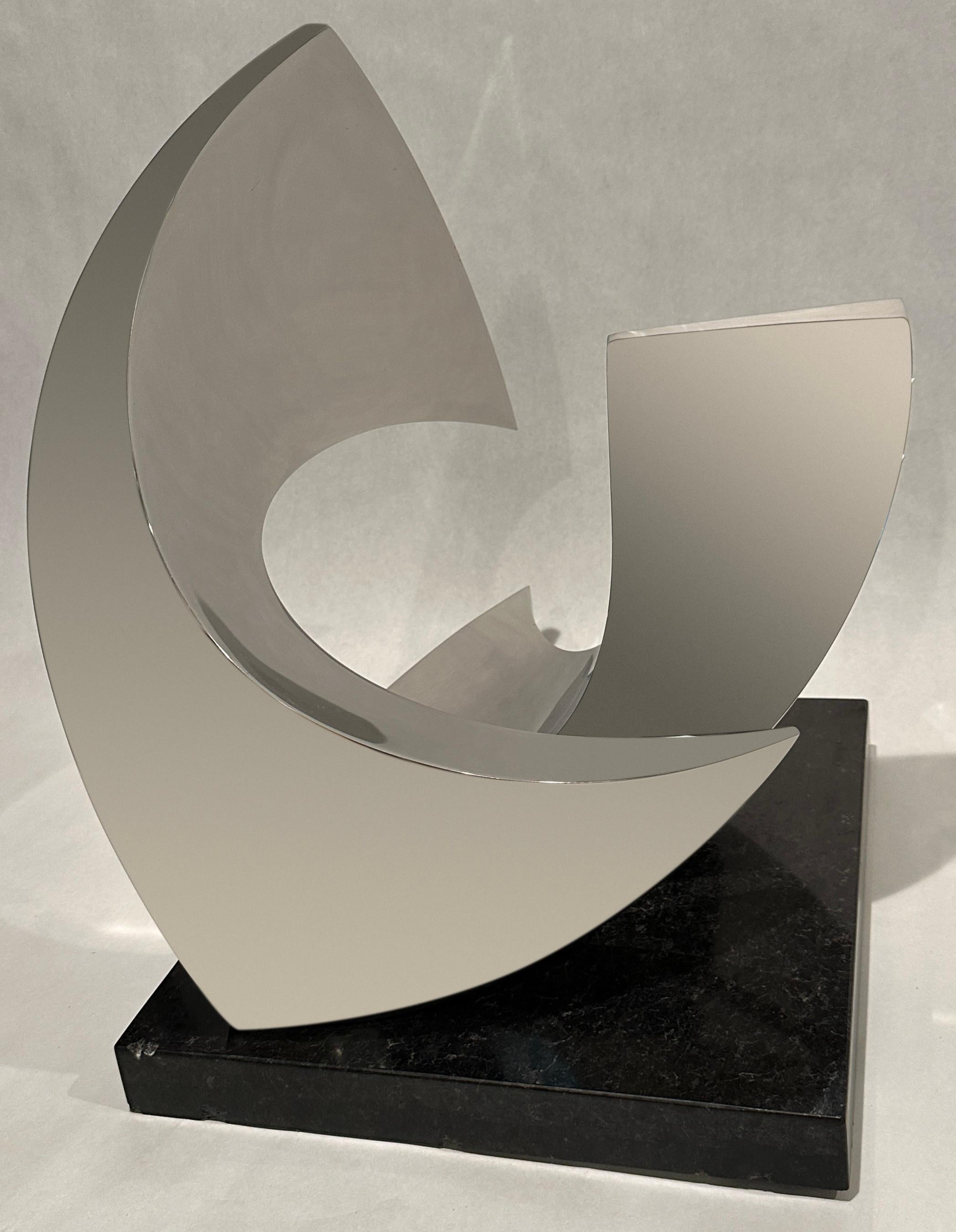 20th Century Stainless Steel Sculpture 