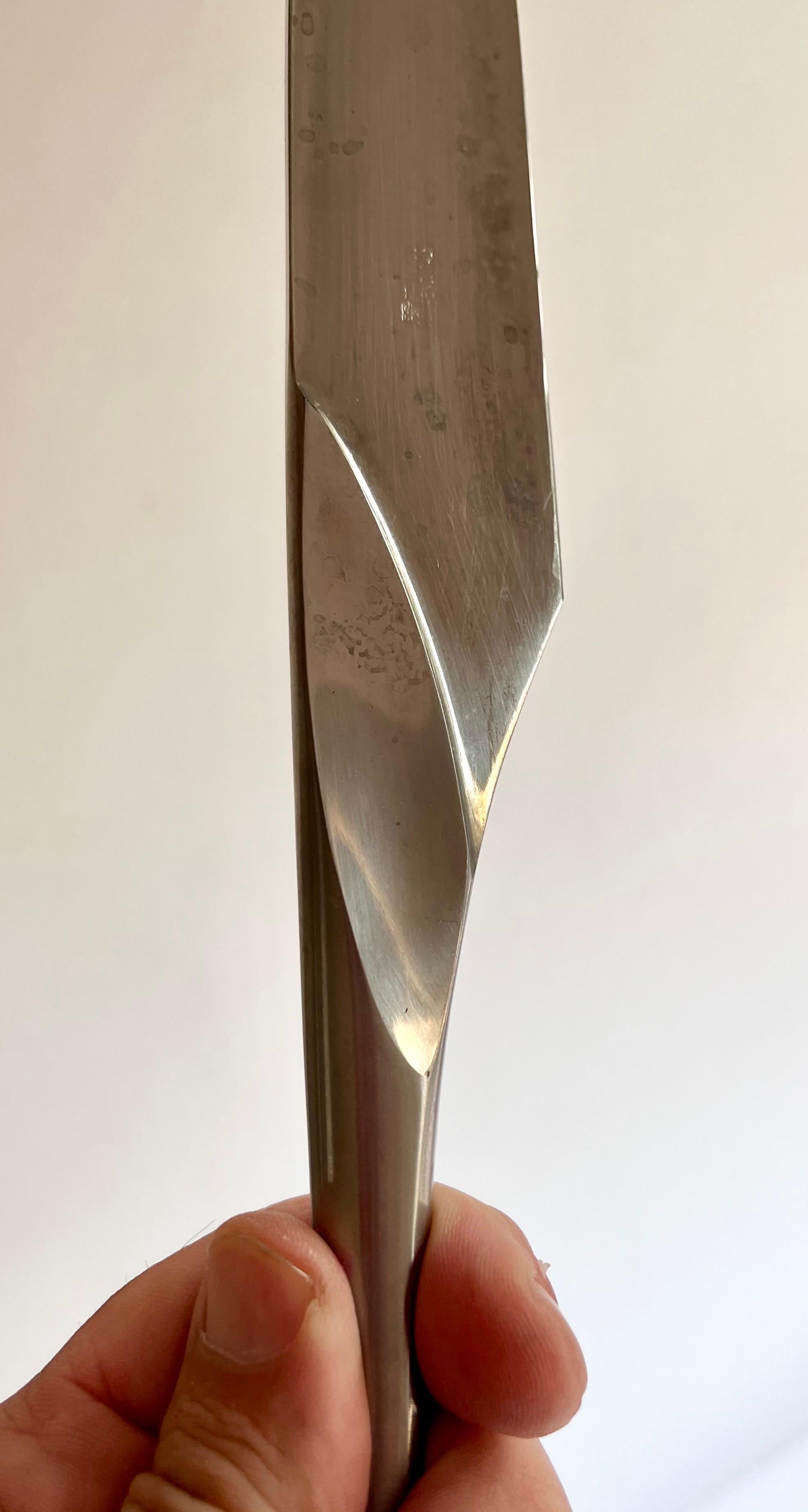 Set d'ustensiles de service et de sculpture en acier inoxydable par AS, Italie en vente 1