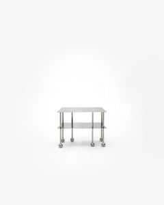 Stainless Steel Shelving, Hammered Finish Modern Design