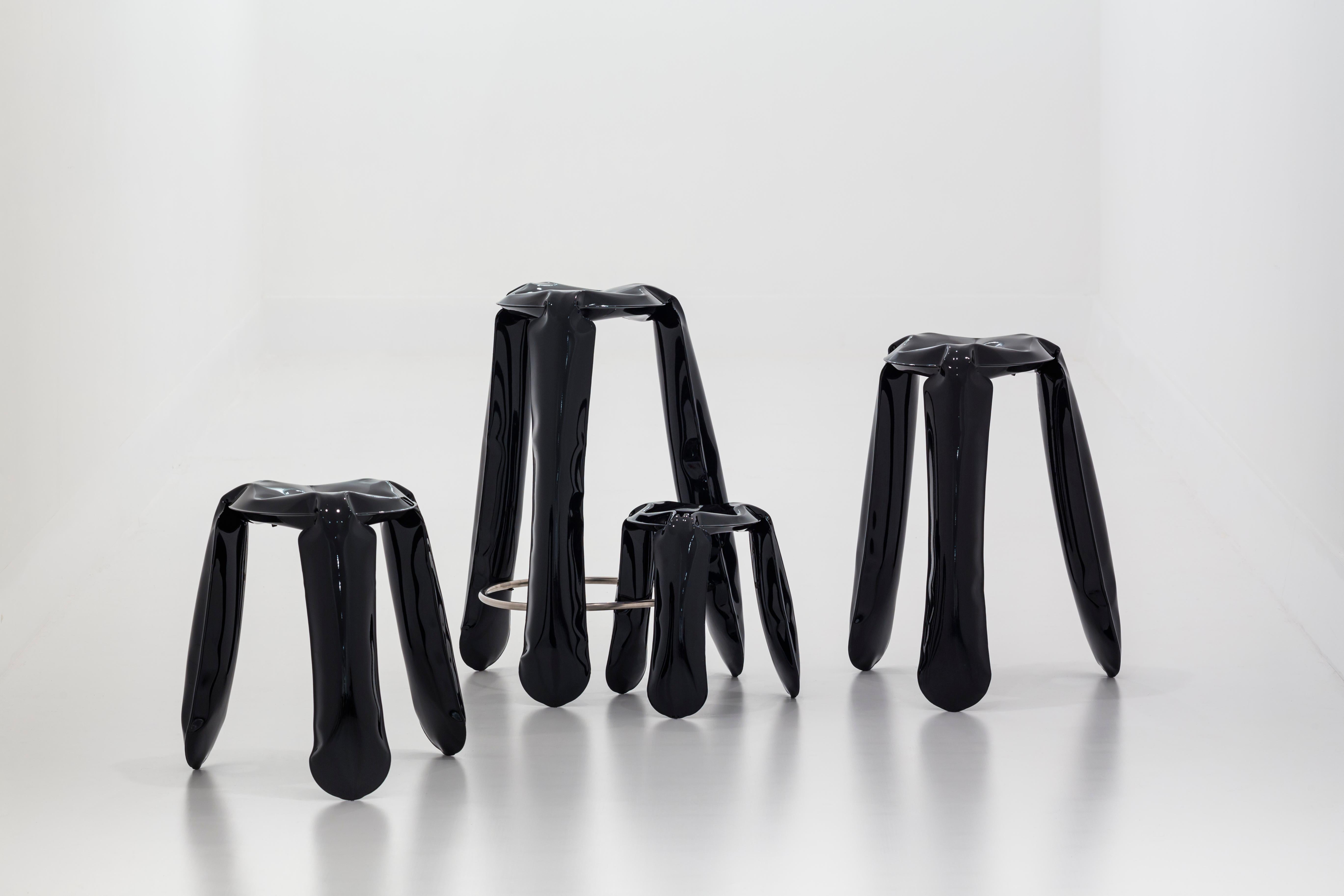 Edelstahl-Plopp-Hocker von Zieta im Zustand „Neu“ im Angebot in Geneve, CH
