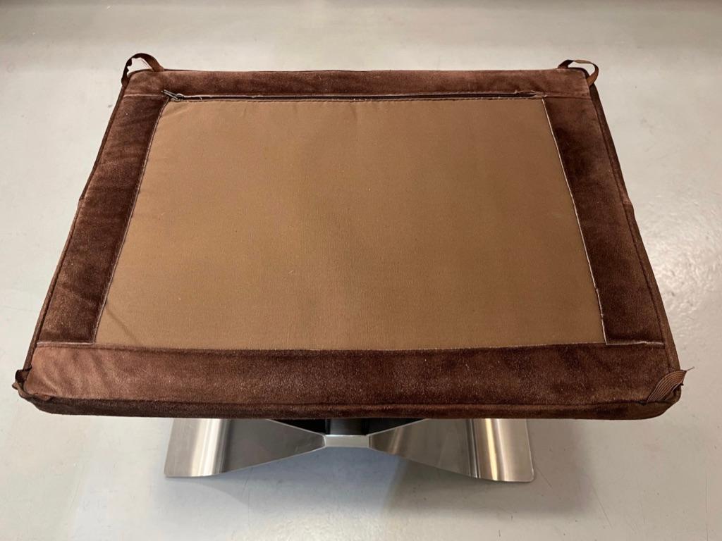Stainless Steel & Suede 