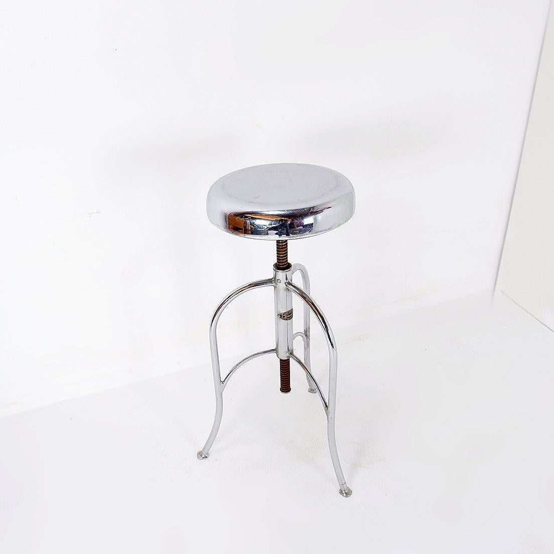 Industriel Tabouret médical pivotant en acier inoxydable en vente