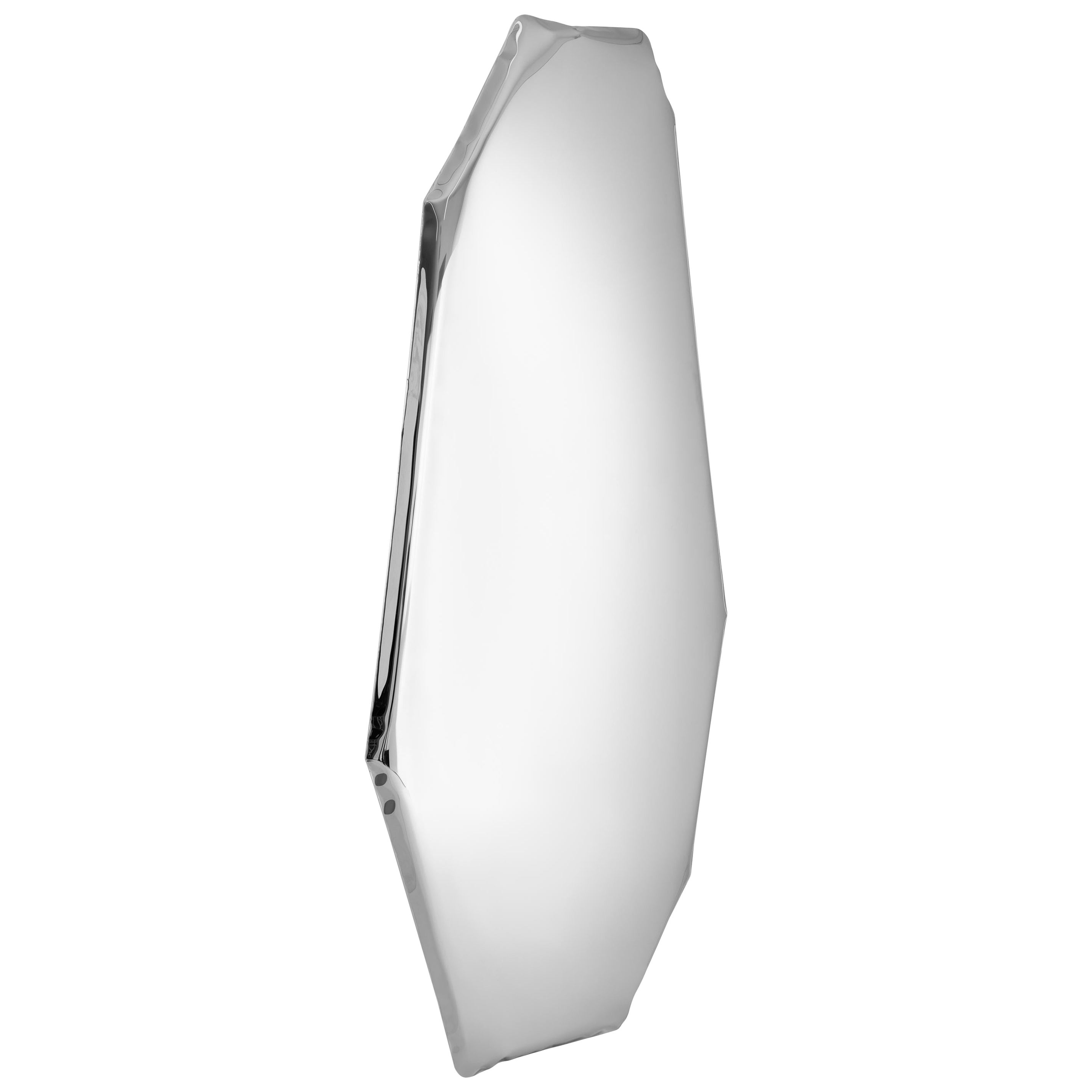 Miroir mural sculptural Tafla C1 en acier inoxydable de Zieta en vente