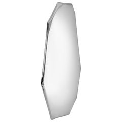 Miroir mural sculptural Tafla C1 en acier inoxydable de Zieta