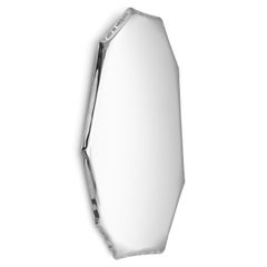 Stainless Steel Tafla C3 Sculptural Wall Mirror by Zieta