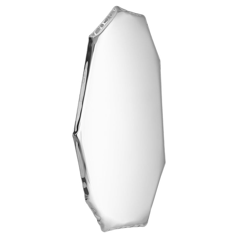 Stainless Steel Tafla C3 Sculptural Wall Mirror by Zieta For Sale at 1stDibs