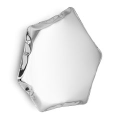 Stainless Steel Tafla C6 Sculptural Wall Mirror by Zieta