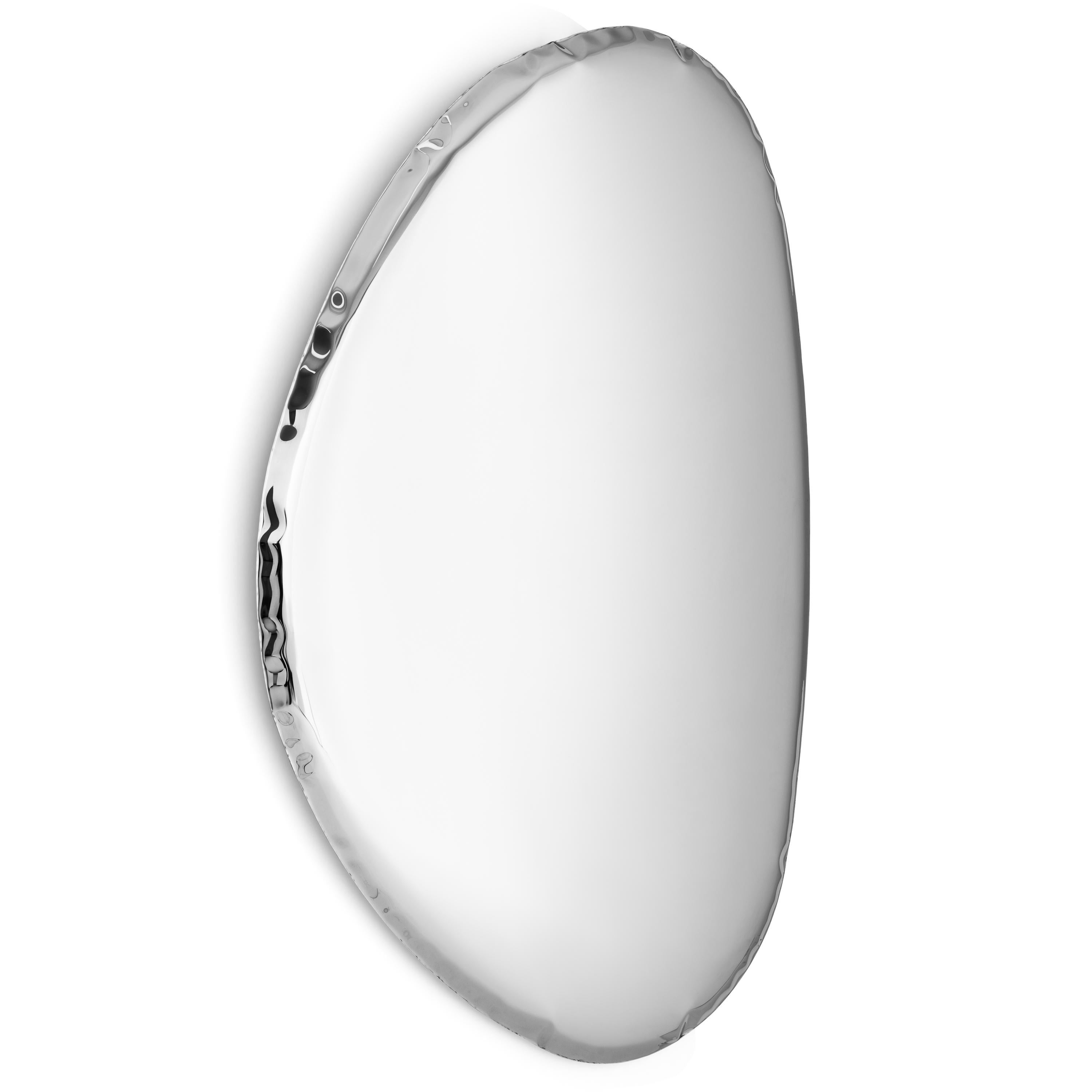 Stainless Steel Tafla O2 wall mirror by Zieta
Dimensions: D 6 x W 97 x H 150 cm 
Material: Stainless steel
Finish: Lacquered. 
Available finishes: Stainless Steel, White Matt, Sapphire/Emerald, Sapphire, Emerald, Deep space blue, Dark matter, or