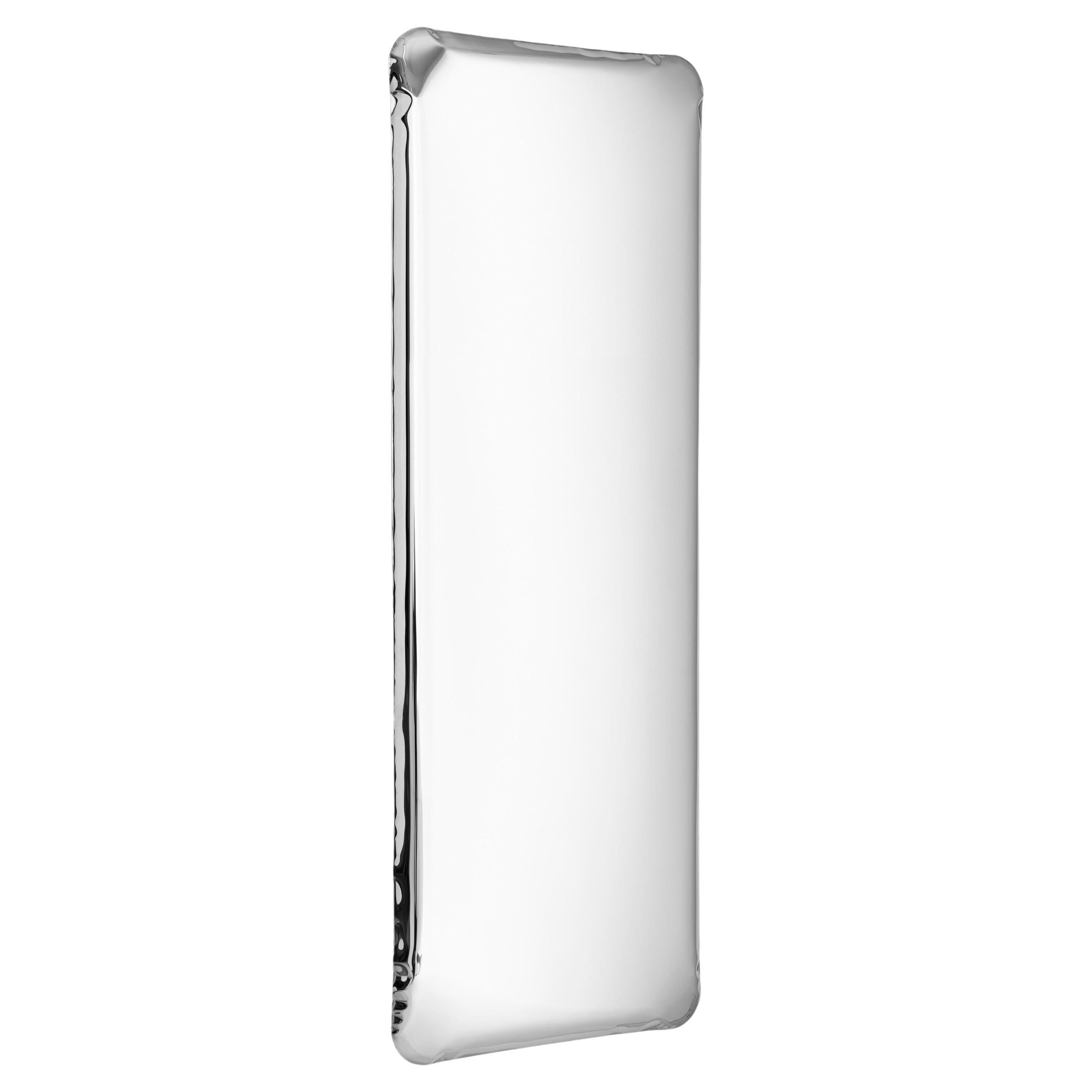 Stainless Steel Tafla Q1 Sculptural Wall Mirror by Zieta For Sale