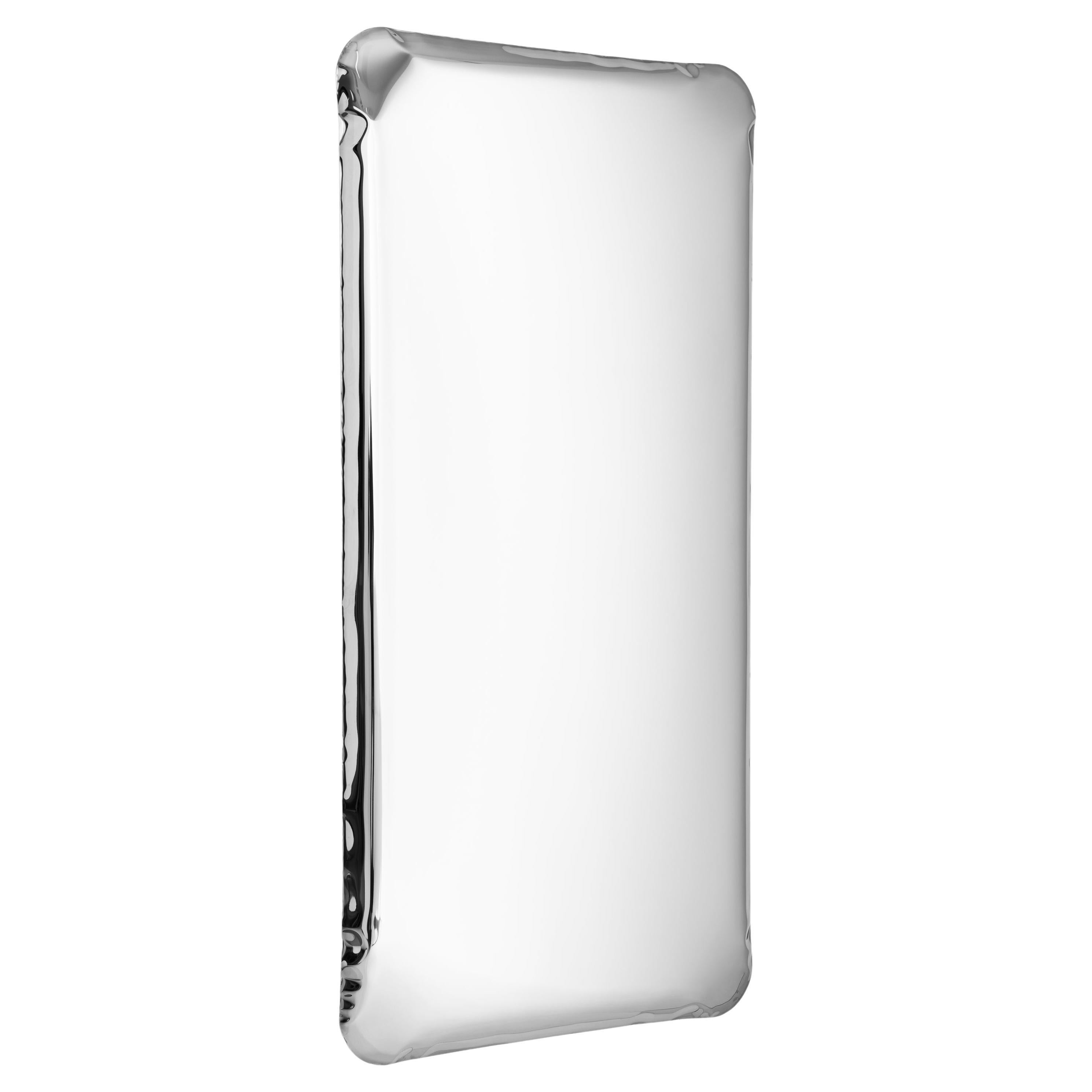 Stainless Steel Tafla Q2 Sculptural Wall Mirror by Zieta For Sale