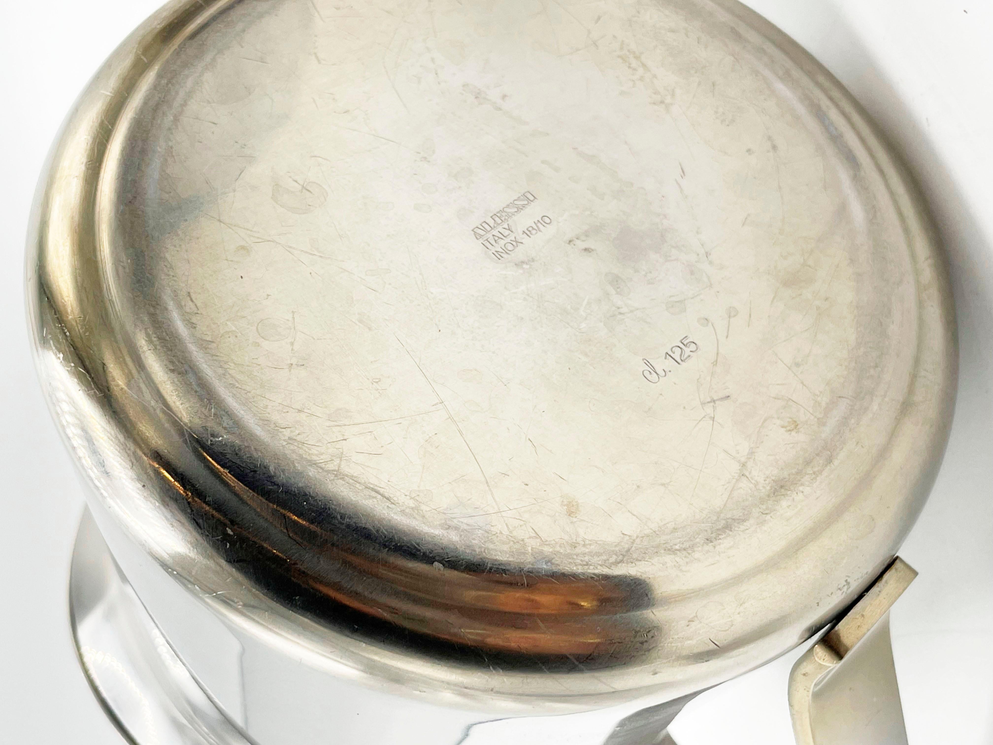 Teeservice aus Edelstahl, Alessi 20. Jahrhundert im Angebot 6