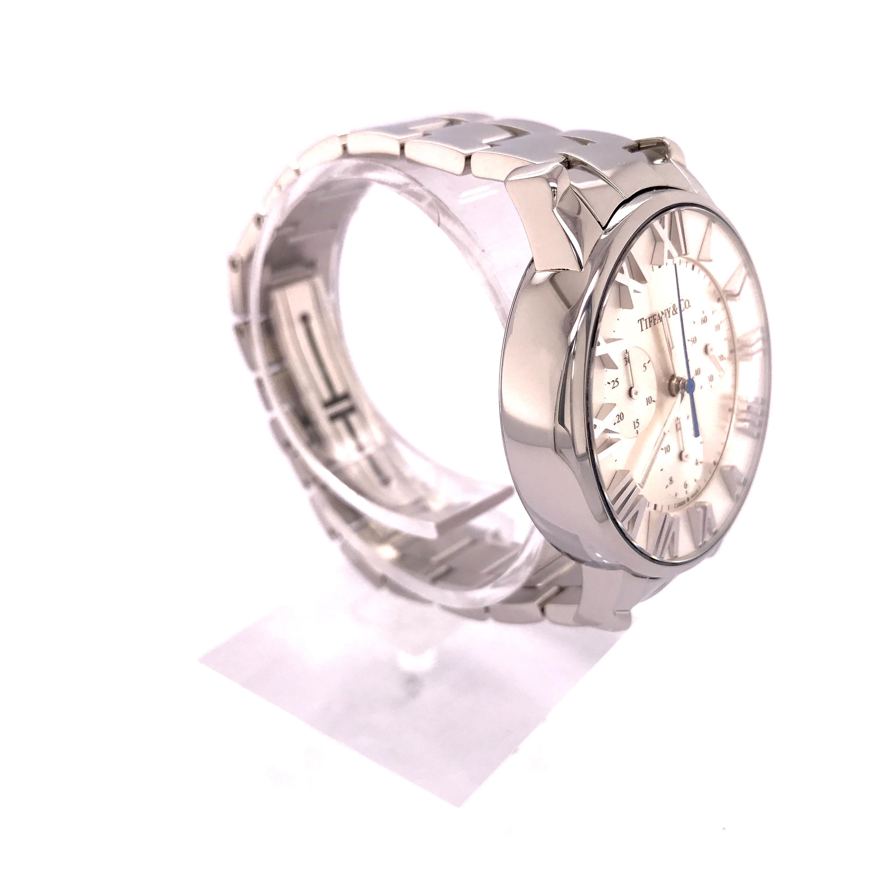 tiffany atlas chronograph watch