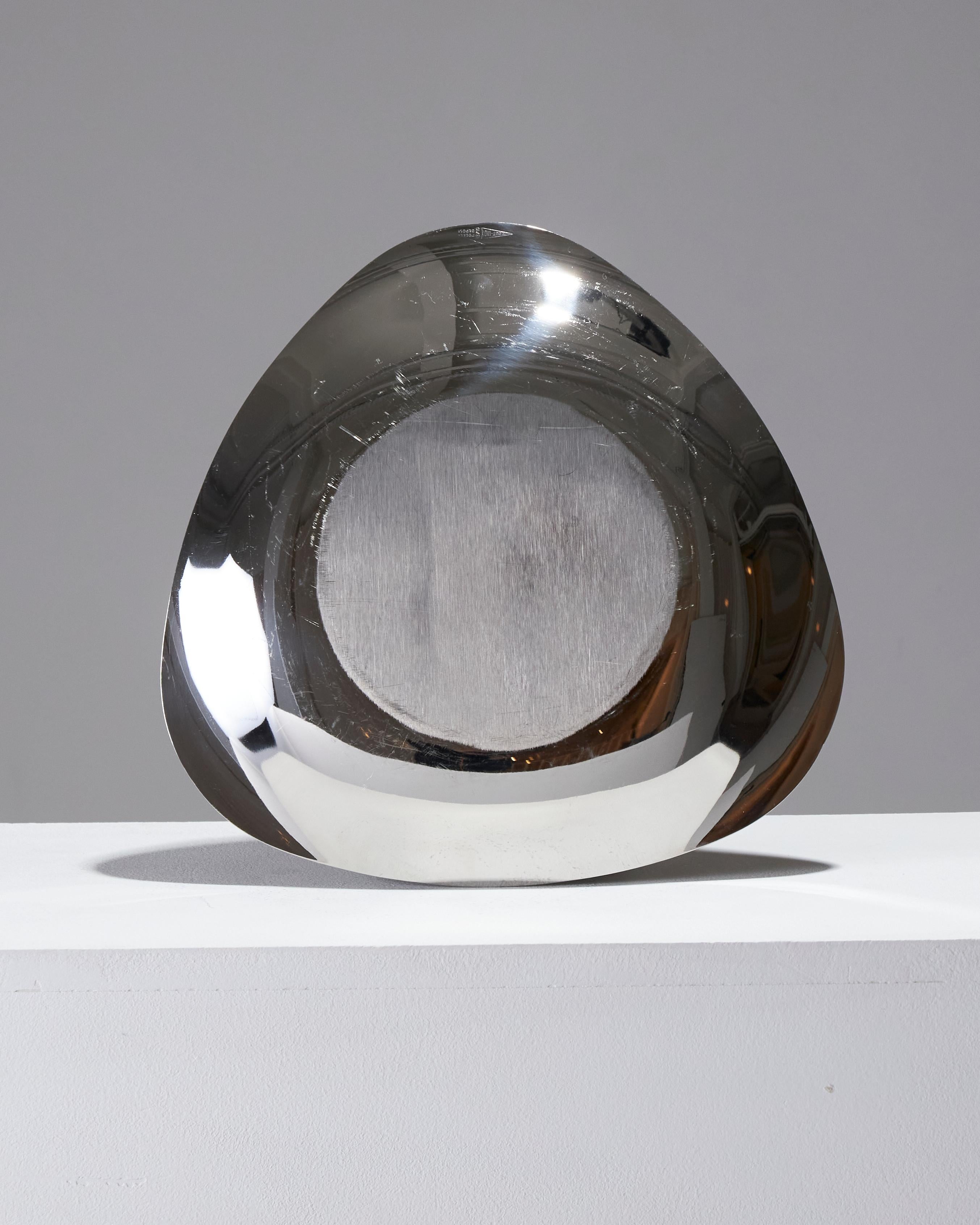 Fin du 20e siècle TRAY STAINLESS, 1970 en vente