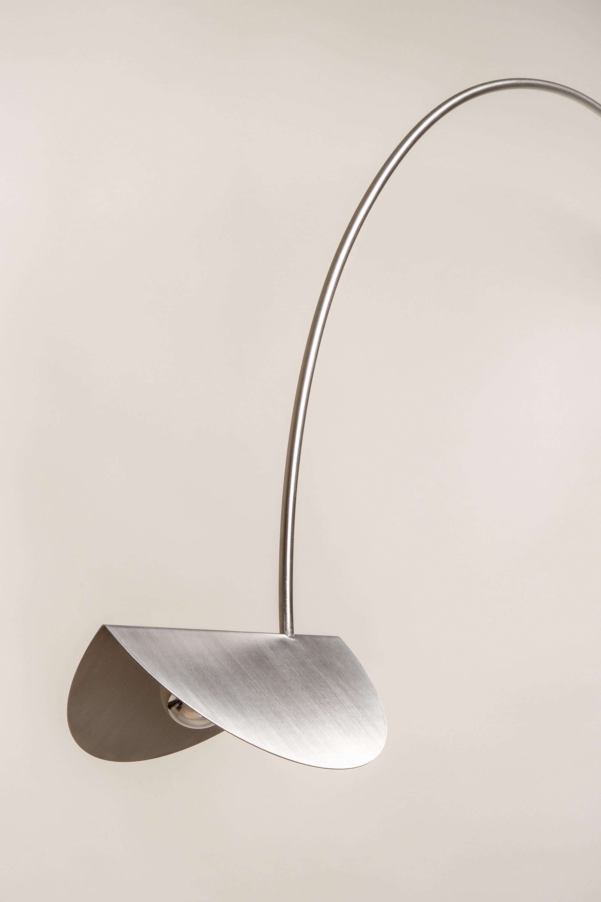 Post-Modern Stainless Steel Wall Lamp 1 by Georgiev Zabeta For Sale