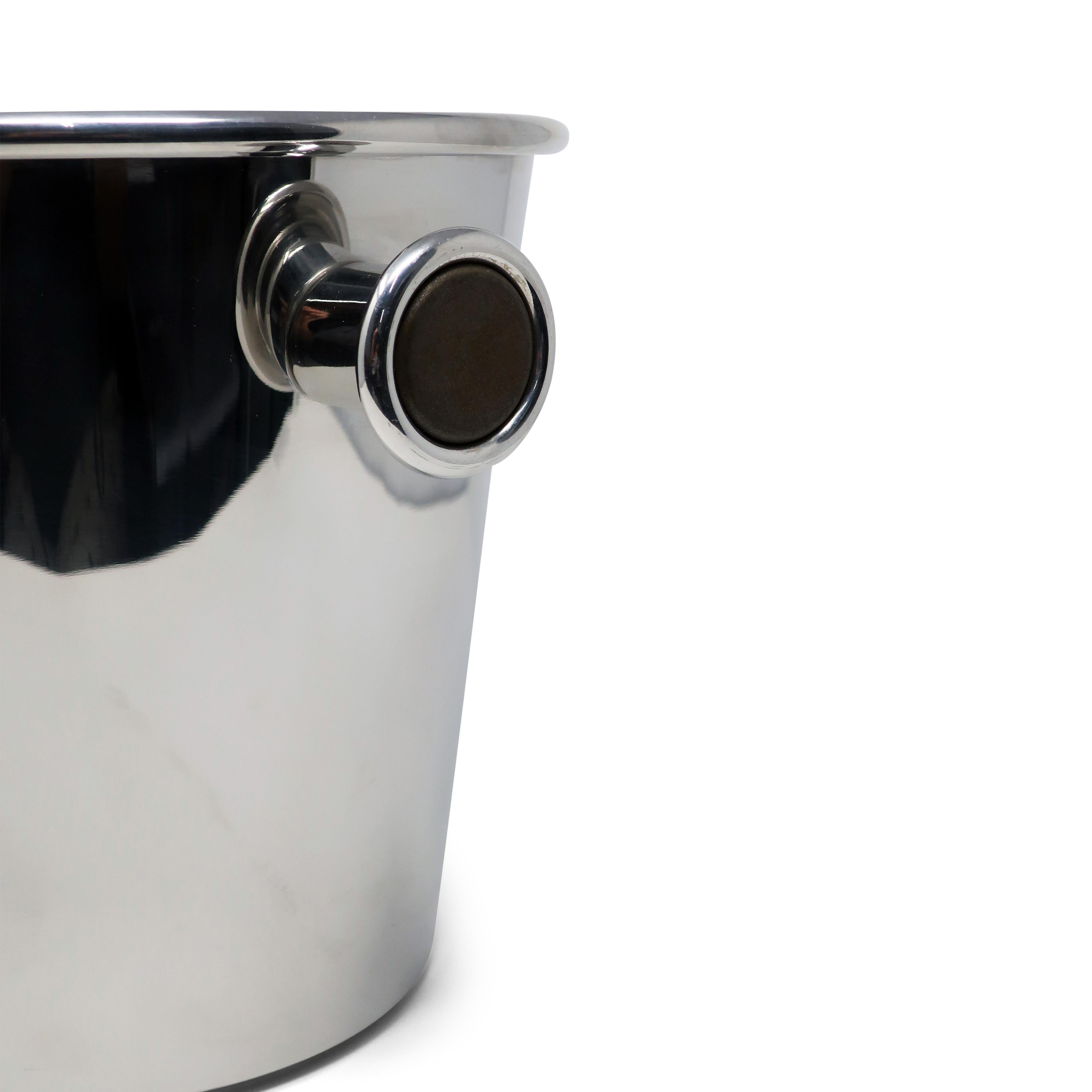Stainless Steel Wine Cooler by Ettore Sottsass for Alessi In Good Condition For Sale In Brooklyn, NY