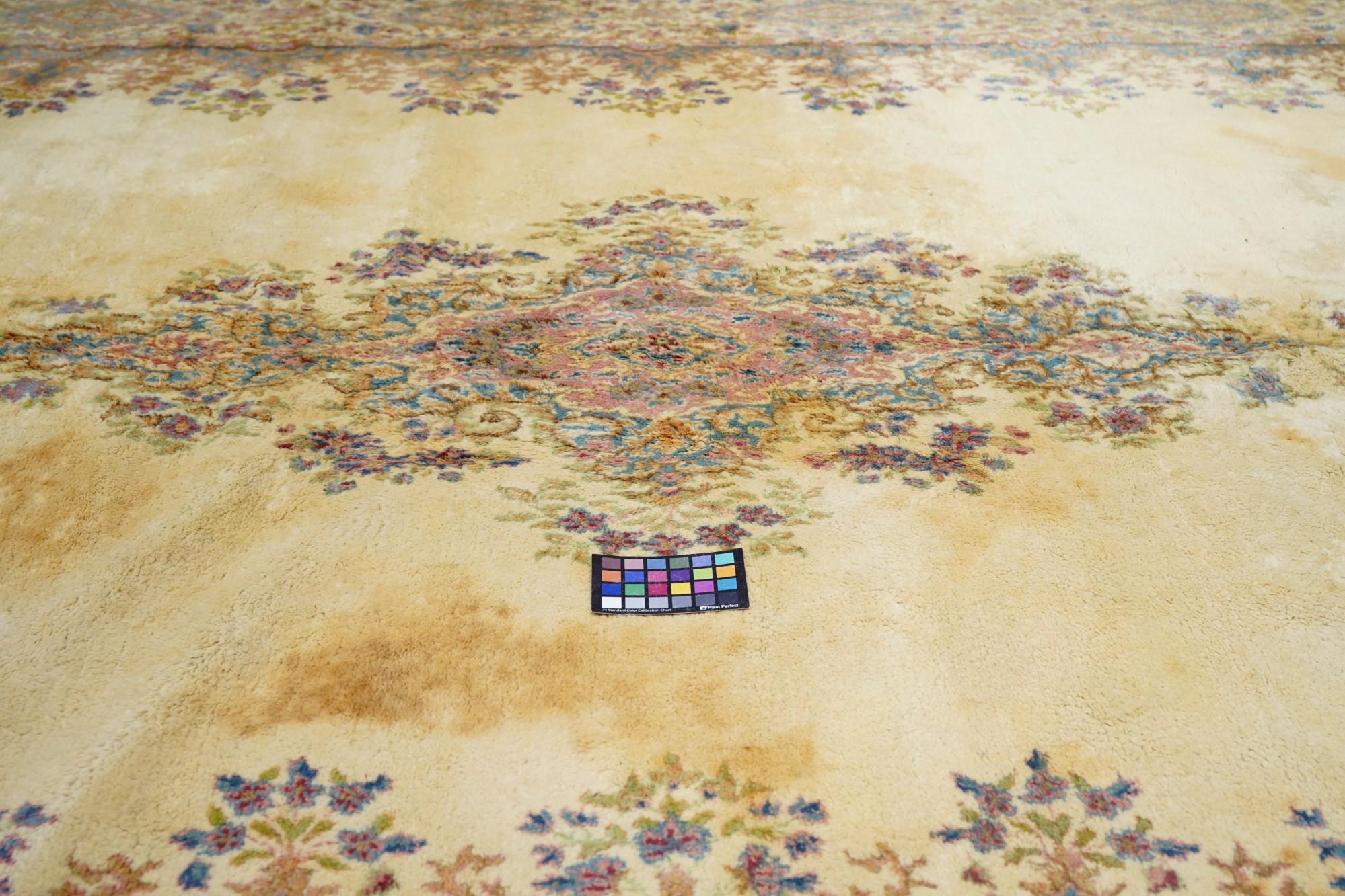Tappeto Vintage Kerman 9'11'' x 15'11'' in vendita 2