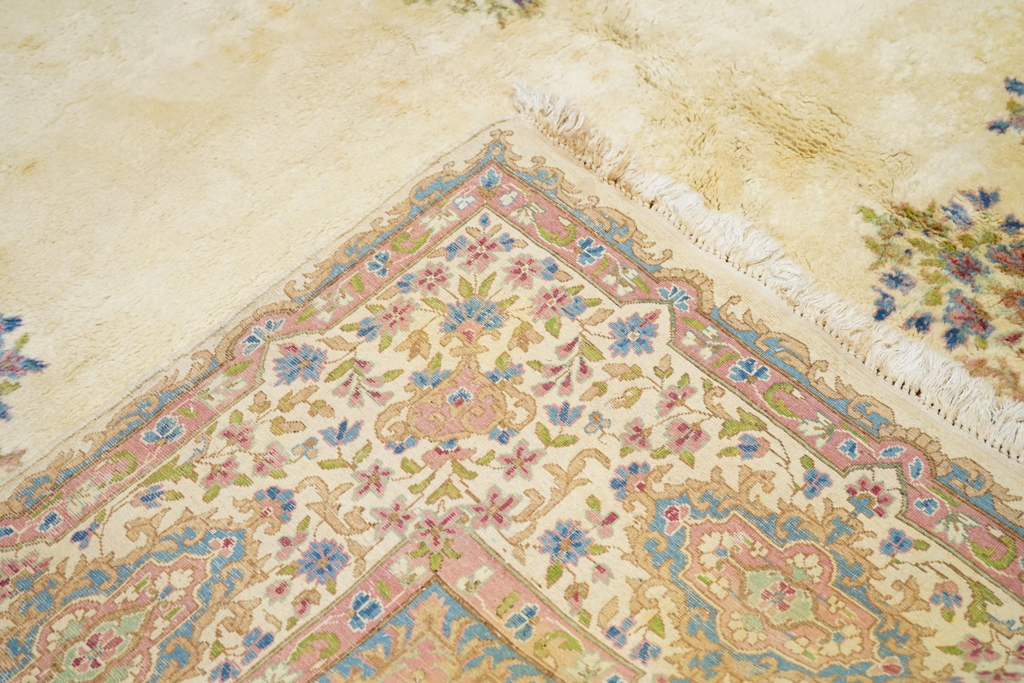 Tappeto Vintage Kerman 9'11'' x 15'11'' in vendita 3