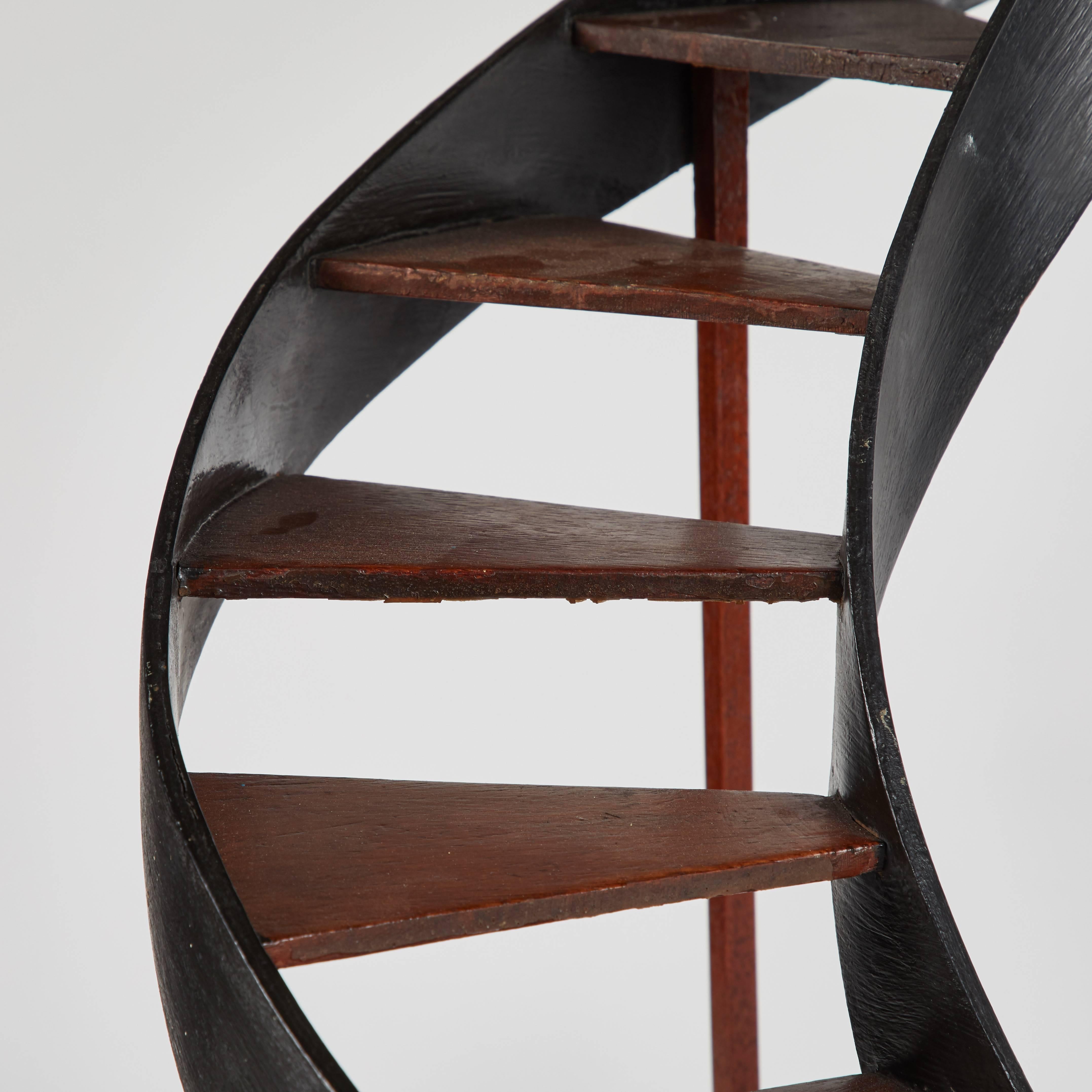 French Late 19th Century Model of a Circular Staircase from France