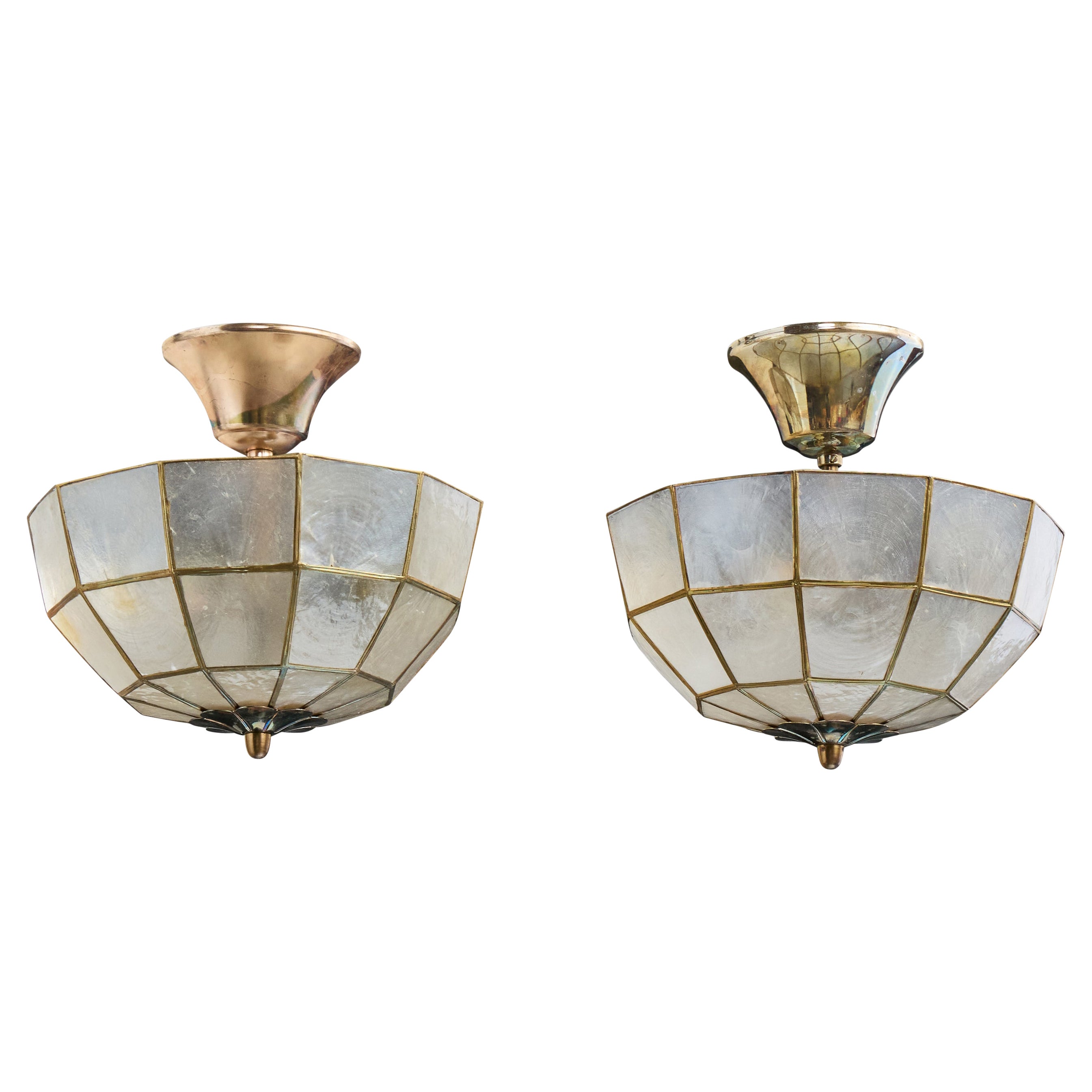 Ståks Armatur, Lampade a sospensione, Ottone, Acrilico, Svezia, anni 
70