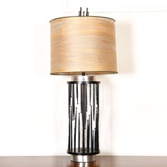 Stalactite Table Lamp in Brutalist Style with Original Matching Finial