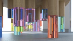 Tavolino Stalattite Model di Studio Superego, Italia