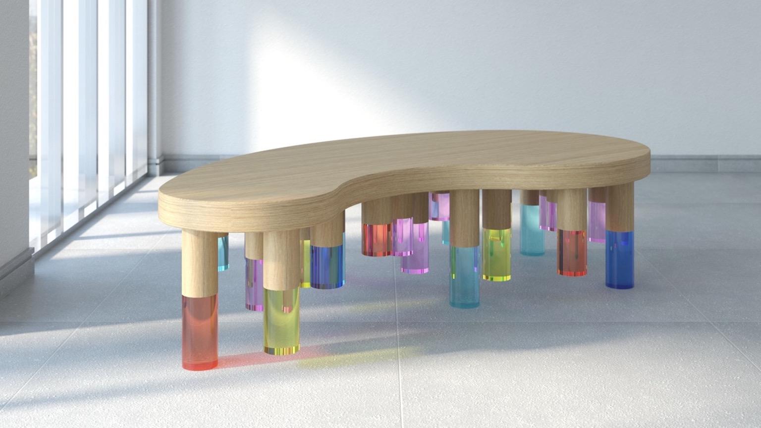 clear coffee table