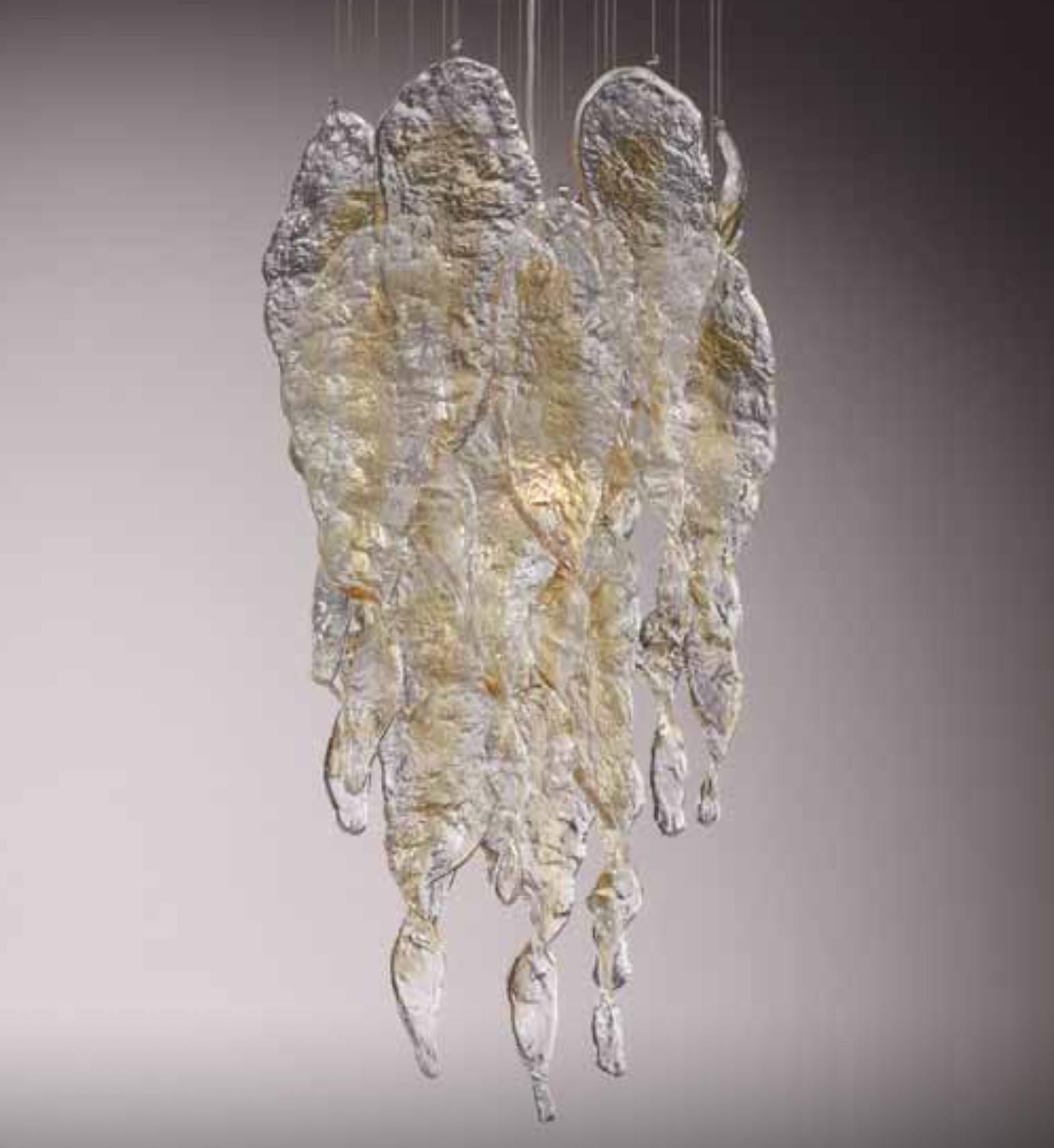 Italian Stalattiti Flush Mount by Fabio Ltd For Sale