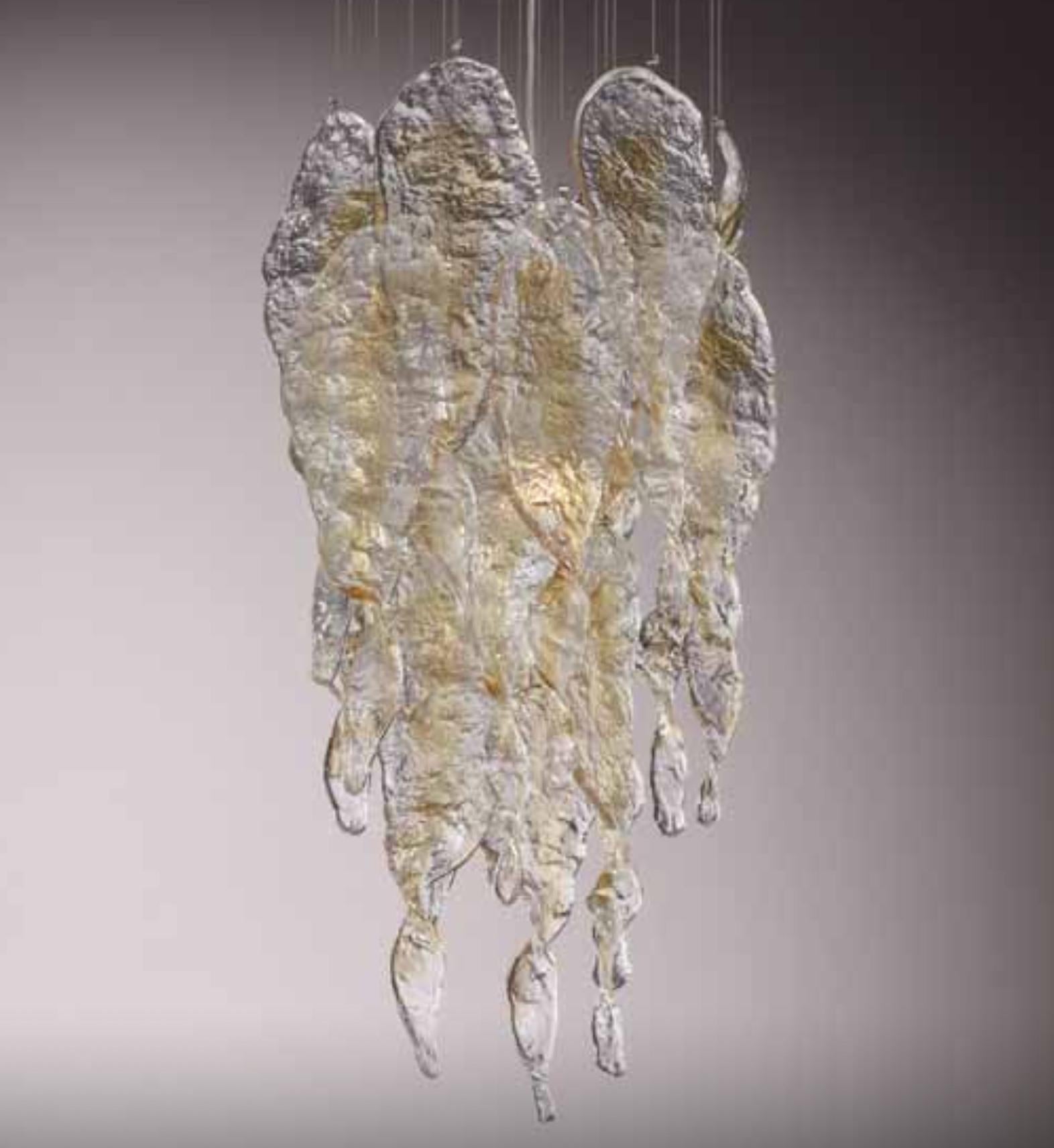 Italian Stalattiti Flush Mount by Fabio Ltd For Sale