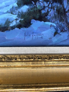 "Acechando a la presa" Pintura de Julie Jeppsen