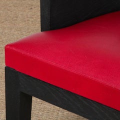 Fauteuil en cuir « Stall » de Christian Liaigre, 1990