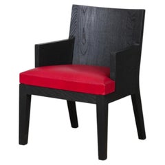 Fauteuil en cuir « Stall » de Christian Liaigre, 1990