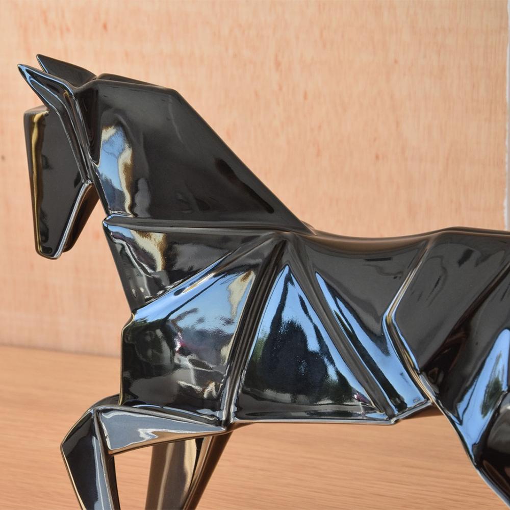 Stallion Black Set of 2 Sculpture In New Condition For Sale In Paris, FR