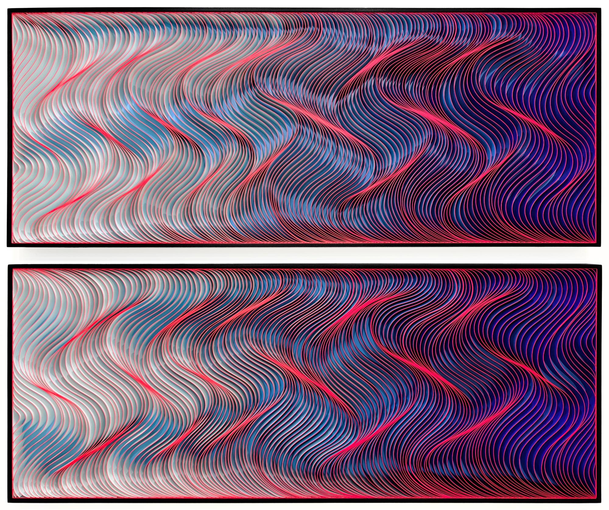 Neon Noir, Canvas on Edge - Mixed Media Art by Stallman