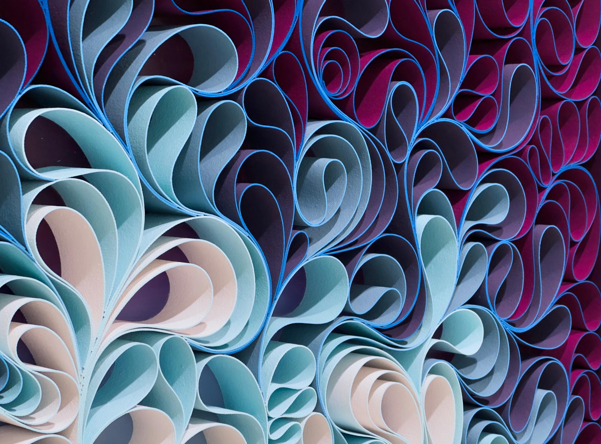 Questioning the Rain, Canvas on Edge - Abstract Mixed Media Art by Stallman
