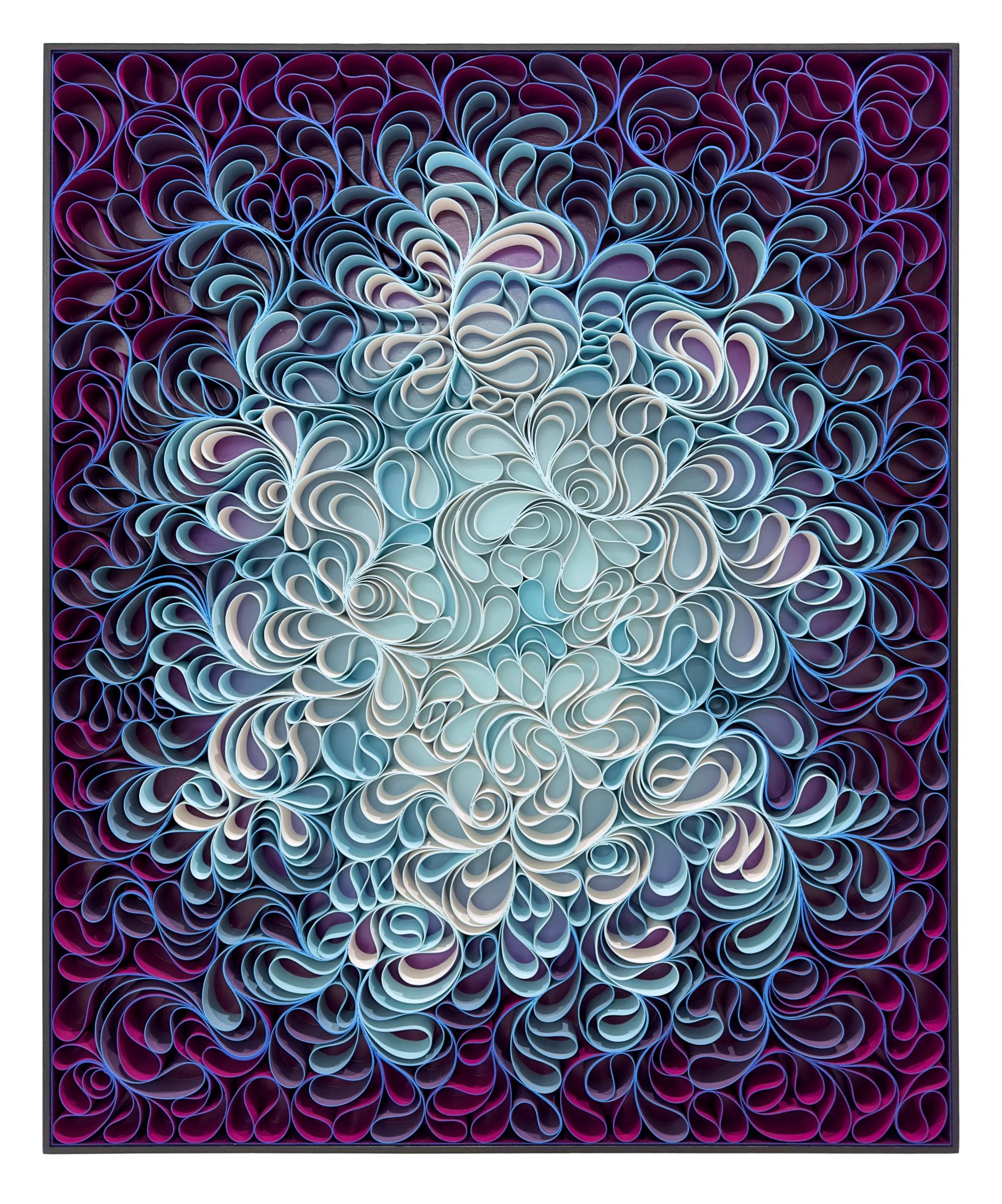 Questioning the Rain, Canvas on Edge - Mixed Media Art by Stallman