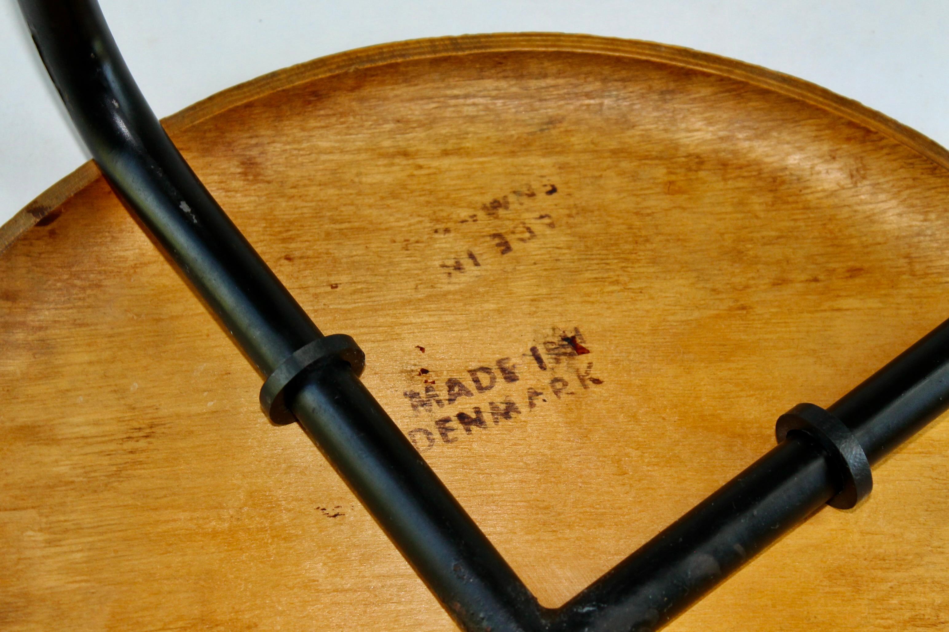 Taburete Stalmobler Madera curvada y acero Acero en venta