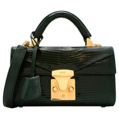 Stalvey Lizard Smaragdgrün Top Handle 2.0 Mini Tasche