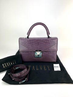 Stalvey Top Handle 2.5 Alligator Lilac Bag Crossbody Exclusive Luxury