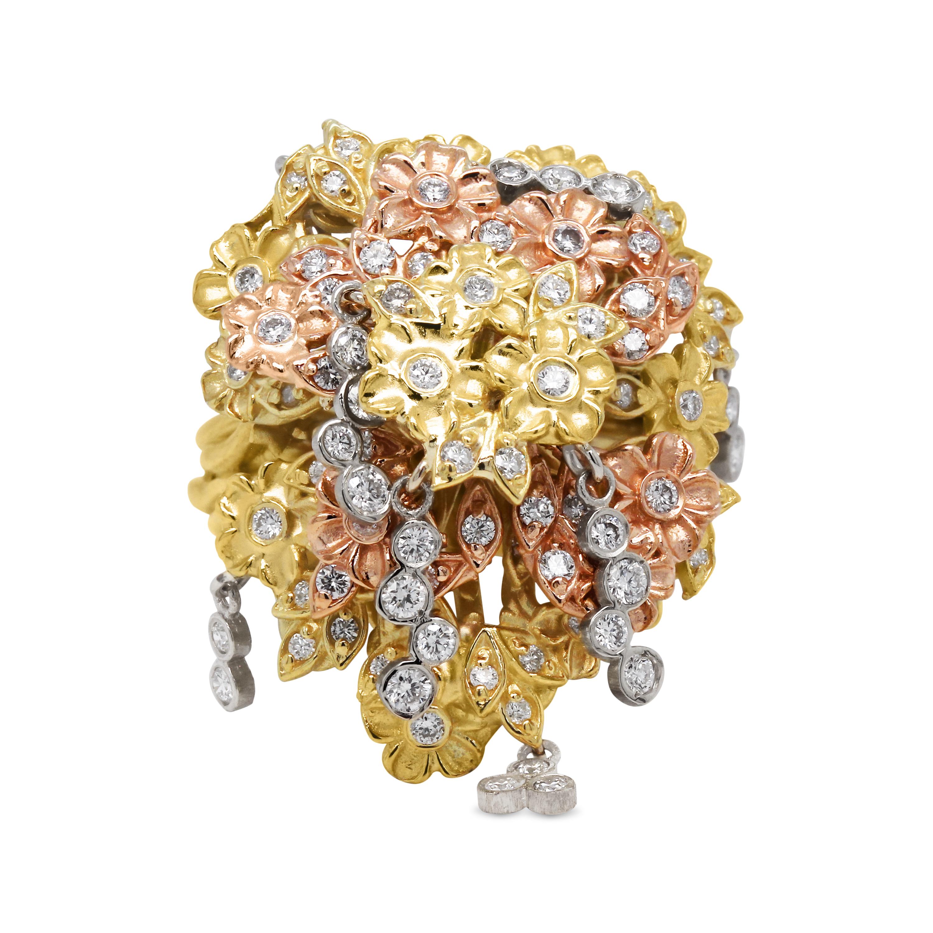 Stambolian 18 Karat Gelb Weiß Rose Dreifarbig Gold Diamant Baum des Lebens Ring

Dieser Ring von Stambolian in limitierter Auflage ist vollständig handgefertigt. 

Der Baum des Lebens! Er beflügelt die Phantasie und erzeugt wunderbare Bilder von