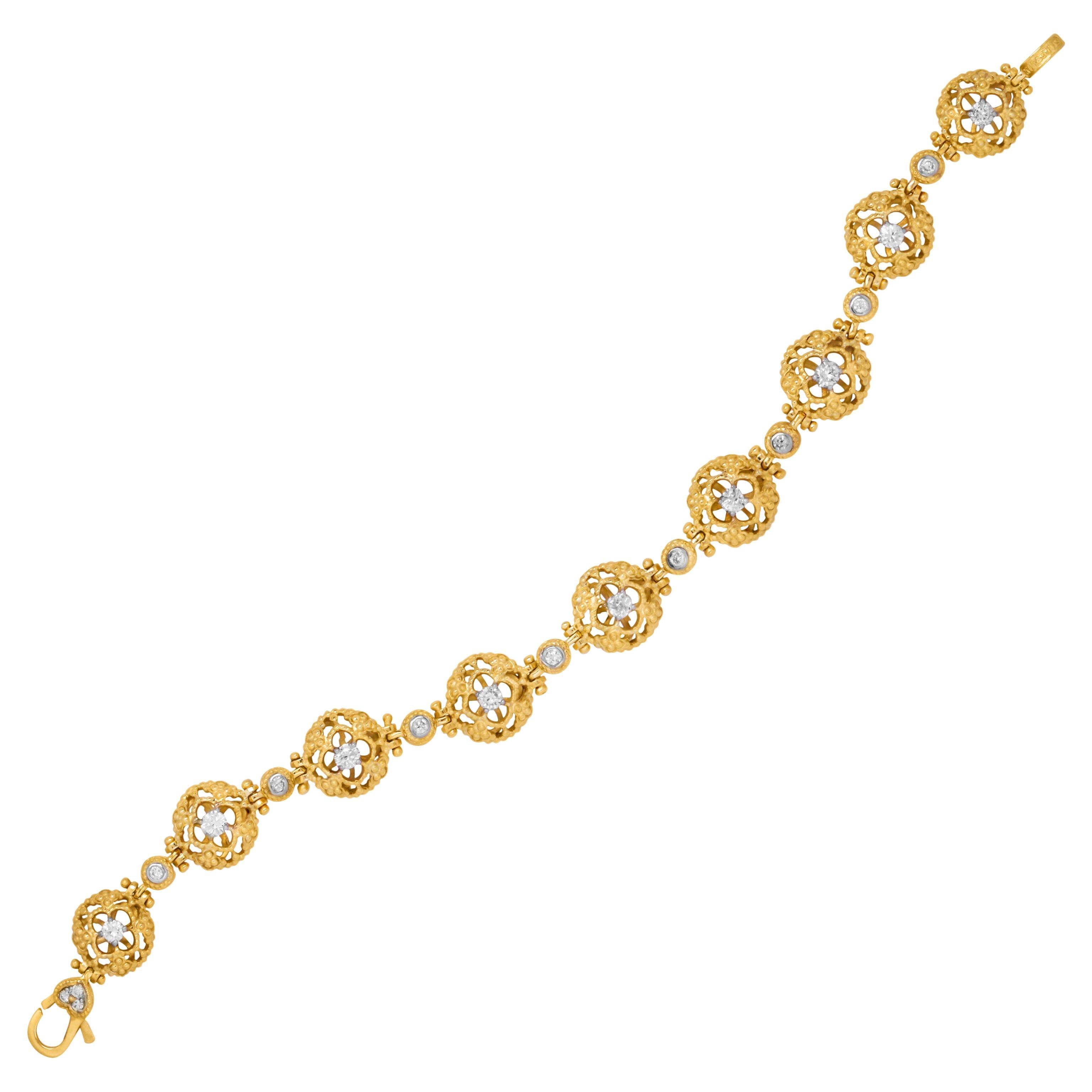 O'LOCK OPEN BRACELET GOLD